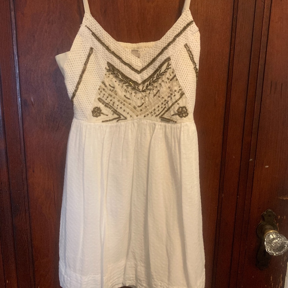 ecote XS white summer dress